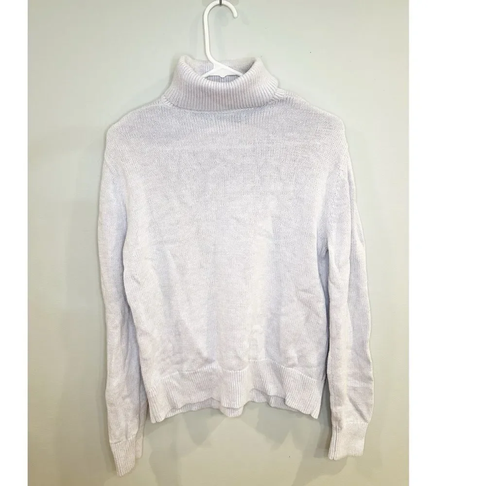 Aritzia tna york turtleneck sweater blue